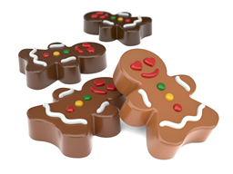 Mini Gingerbread Woman Oreo Cookie Chocolate Mold