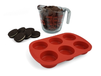 Silicone Plain Oreo Cookie Chocolate MoldCookie Molds