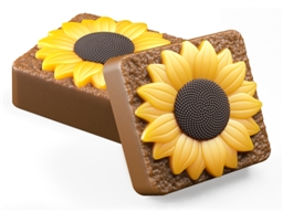 Sunflower S'more Cookie Chocolate Mold