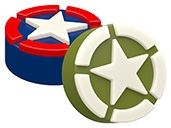 Military Star Soap Mold