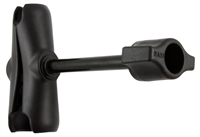 RAM Double Socket Arm w/ Retention Knob (1" Ball Mount - Medium)