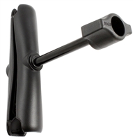 RAM Double Socket Arm w/ Retention Arm (1" Ball Mount - Long)