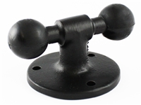 RAM Double Ball Adapter w/ Round Base (1" Ball Mount)