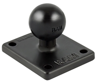 RAM Ball Adapter w/ AMPS Plate (1" Ball Mount)