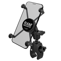 RAM X-Grip Large Phone Mount w/ RAM Tough Claw Small Clamp Base