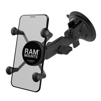 RAM X-Grip Phone Mount w/ Composite Twist-Lock Suction Cup Base