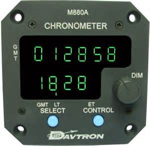Davtron M880A Multi Functional Chronometer, Davtron, Aircraft Gauges, EMAPA