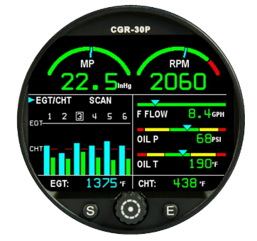 Electronics International CGR-30P Premium Engine Monitor