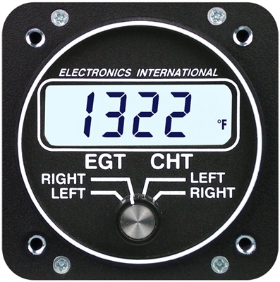 Electronics International EC-2 EGT/CHT for Left and Right Engines