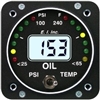 Electronics International OPT-1 Oil Pressure and Temperature Instrument