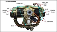 Tanis Engine Preheat Kit - Continental, 4 Cyl