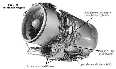 Tanis Engine Preheat Kit - Pratt & Whitney (PWJT15D Series)