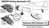 GA8 Airvan / GippsAero Micro Aero Dynamics Vortex Generators