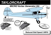 Taylorcraft Micro Aero Dynamics Vortex Generators