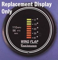 Visual Instruments Cessna Replacement Flap Position Display Gauge