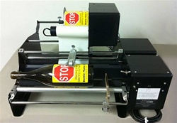 Bottle-Matic 10" Semi-Automatic Bottle Labeler - Front & Back Label with Waste Rewinder