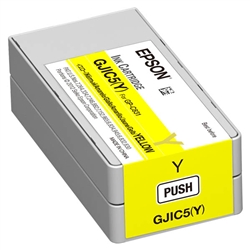 Epson GJIC5 (Y) Yellow Ink cartridge for GP-C831 ColorWorks Printer