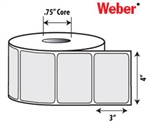 4" x 3" Direct Thermal Labels - .75" Core