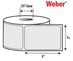 2" x 3" Direct Thermal Labels - .75" Core