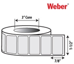 1-1/2" x 7/8" Thermal Transfer Labels