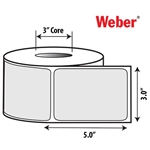 3" x 5" Glossy C6500 Inkjet Labels