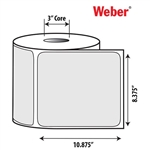 8.375" x 10.875" Film C6500 Inkjet Labels