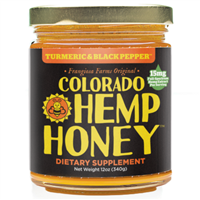 Coldorado Hemp Honey - Turmeric & Black Pepper - 500MG CBD - 6oz.