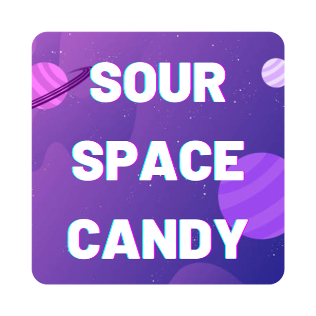 Sour Space Candy - D8THC Flower - 530MG per gram