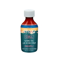 Chill Delta 9 THC Live Rosin Syrup 420mg - Pineapple (Indica)