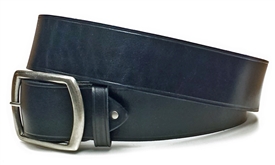1.75" Leather Belt - Black