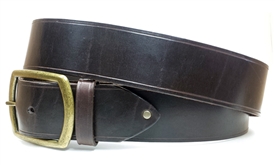 1.75" Leather Belt - Brown