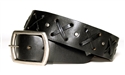 X  Weave Belt BLACK Leather