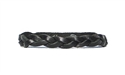 Black Leather Braid Bracelet