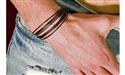8 Strand Leather Cord Bracelet