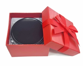 SMALL Red Gift Box With Black Gift Tin