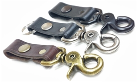 Leather Swivel Clip Key Chain | Lucky Dog Leather