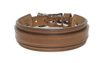 Marquee 1" Buckle Cuff - Light Brown Tan