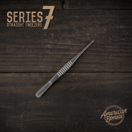 American Bonsai Stainless Steel Straight Tweezers: Series 7