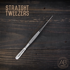 American Bonsai Stainless Steel Straight Tweezers: Standard Issue