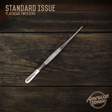 CUSTOM American Bonsai Stainless Steel Flathead Tweezers: Standard Issue(Needle Removal)