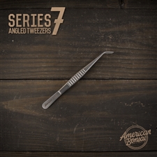American Bonsai Stainless Steel Angled Tweezers: Series 7