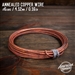 American Bonsai #6 AWG (4.12mm) Annealed Copper Bonsai Training Wire - 25 ft