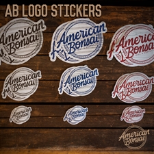 American Bonsai Logo Stickers (2 Pcs)