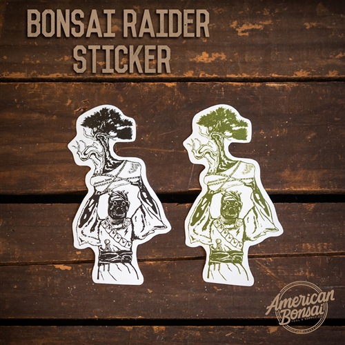 American Bonsai Raider Stickers (2 Pcs)