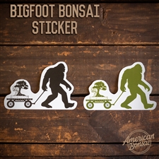 American Bonsai Bigfoot Stickers (2 Pcs)
