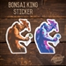 Bonsai King Stickers (2 Pcs)