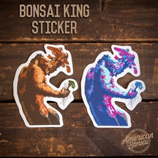 American Bonsai King Stickers (2 Pcs)