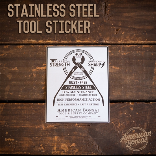 AB Stainless Steel Tool Sticker