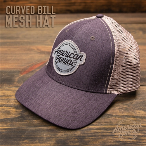 American Bonsai Mesh Hat Curved Bill: Heather Grey