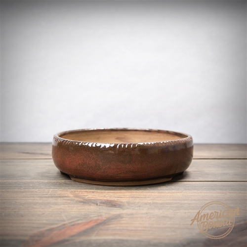 Ippel Hand Thrown Bonsai Pot: 7.25" x 2"